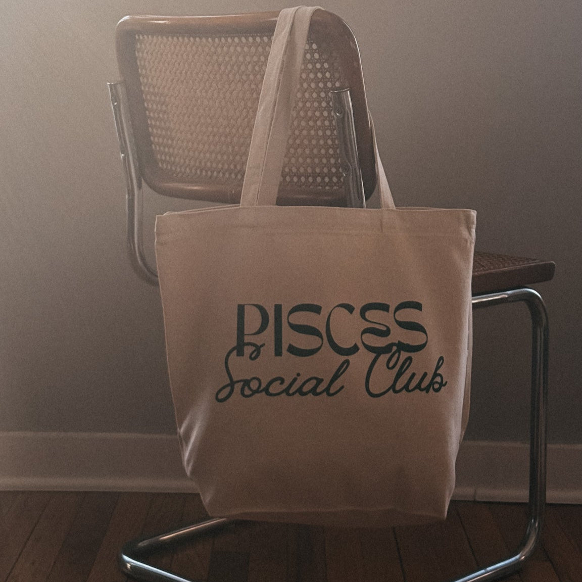 The Pisces Social Club Large Tote