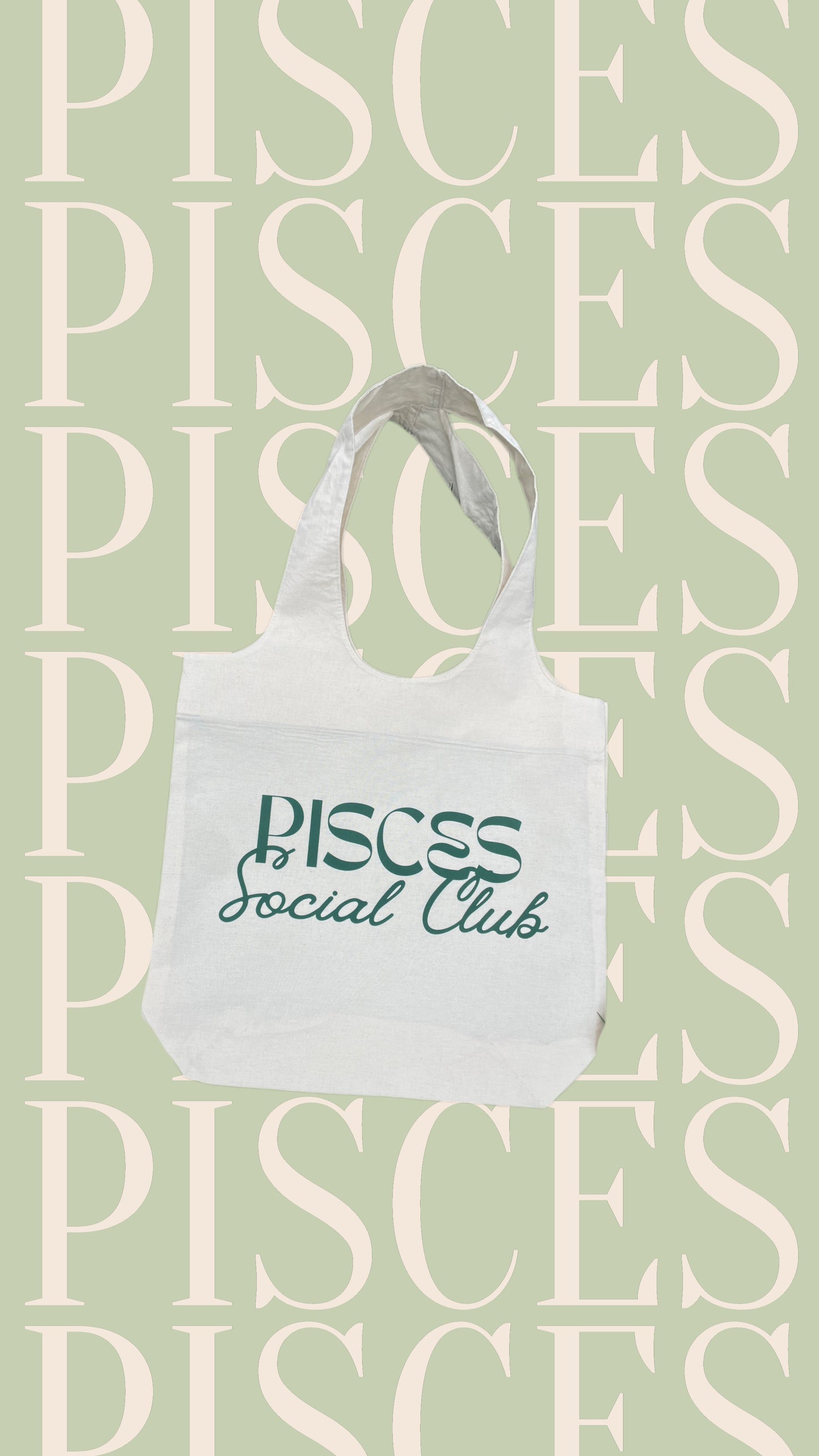 The Pisces Social Club Farmers Market Tote