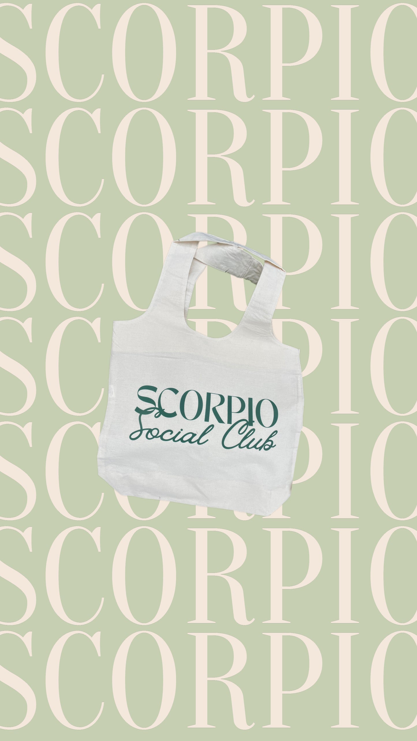 The Scorpio Social Club Farmers Market Tote