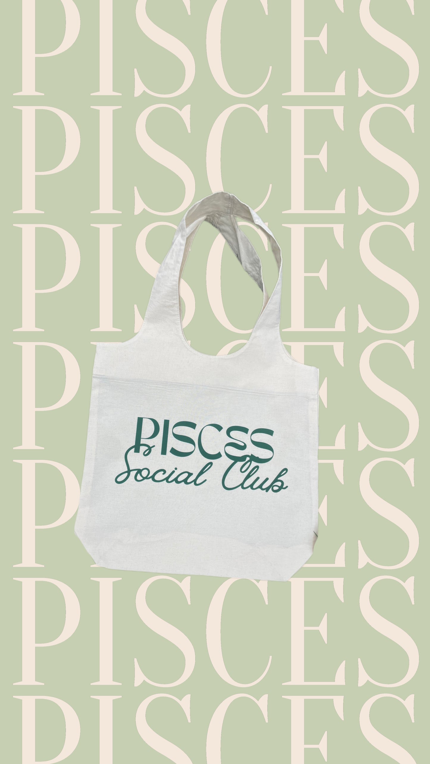 Pisces Social Club Tote Bag